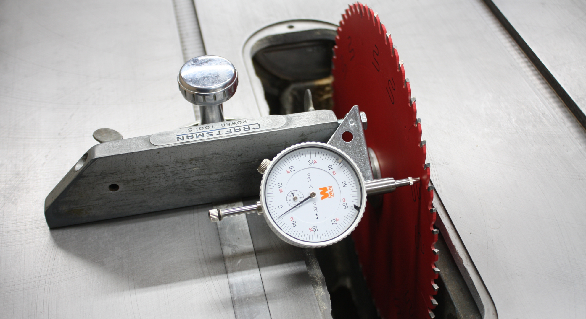 Having a properly aligned table saw blade is important. Why?