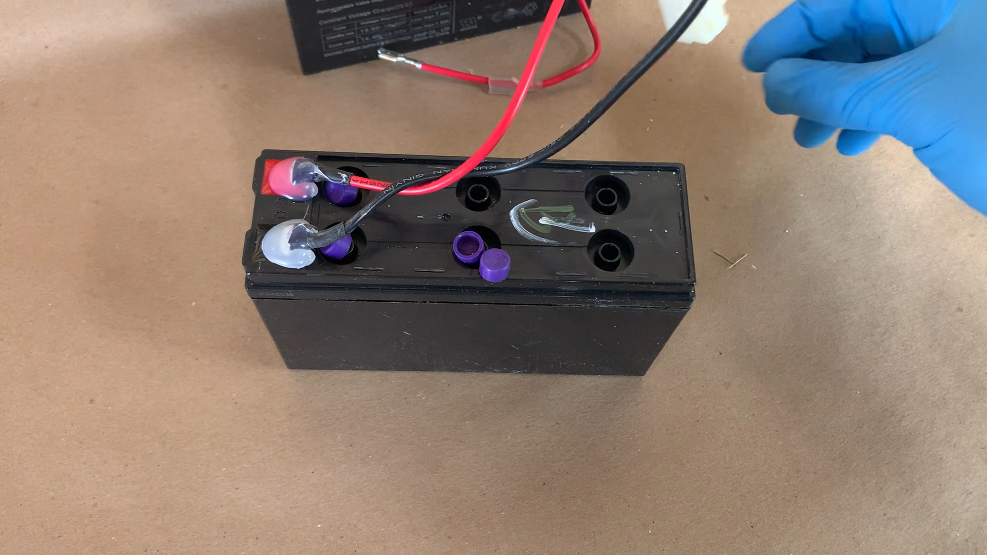 Battery rubber cups