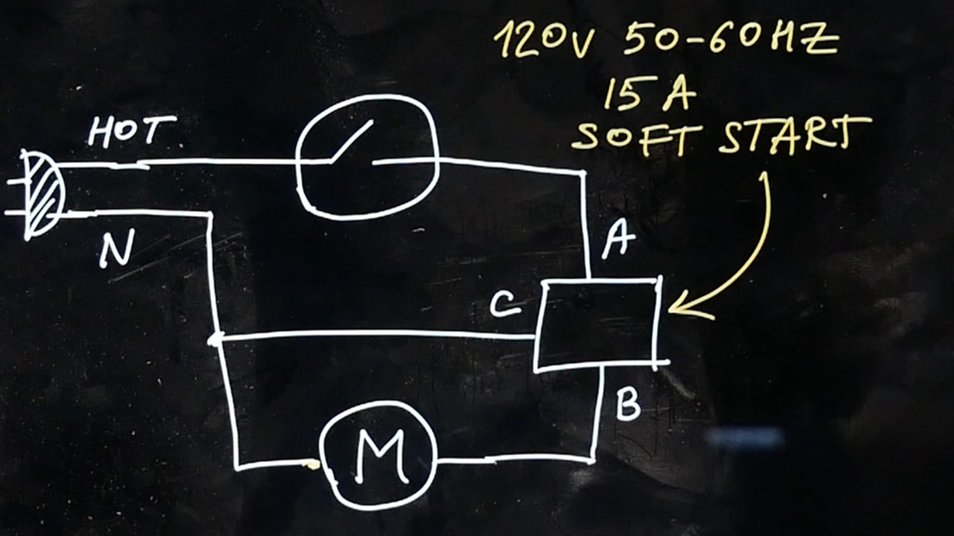 Soft start module wiring
