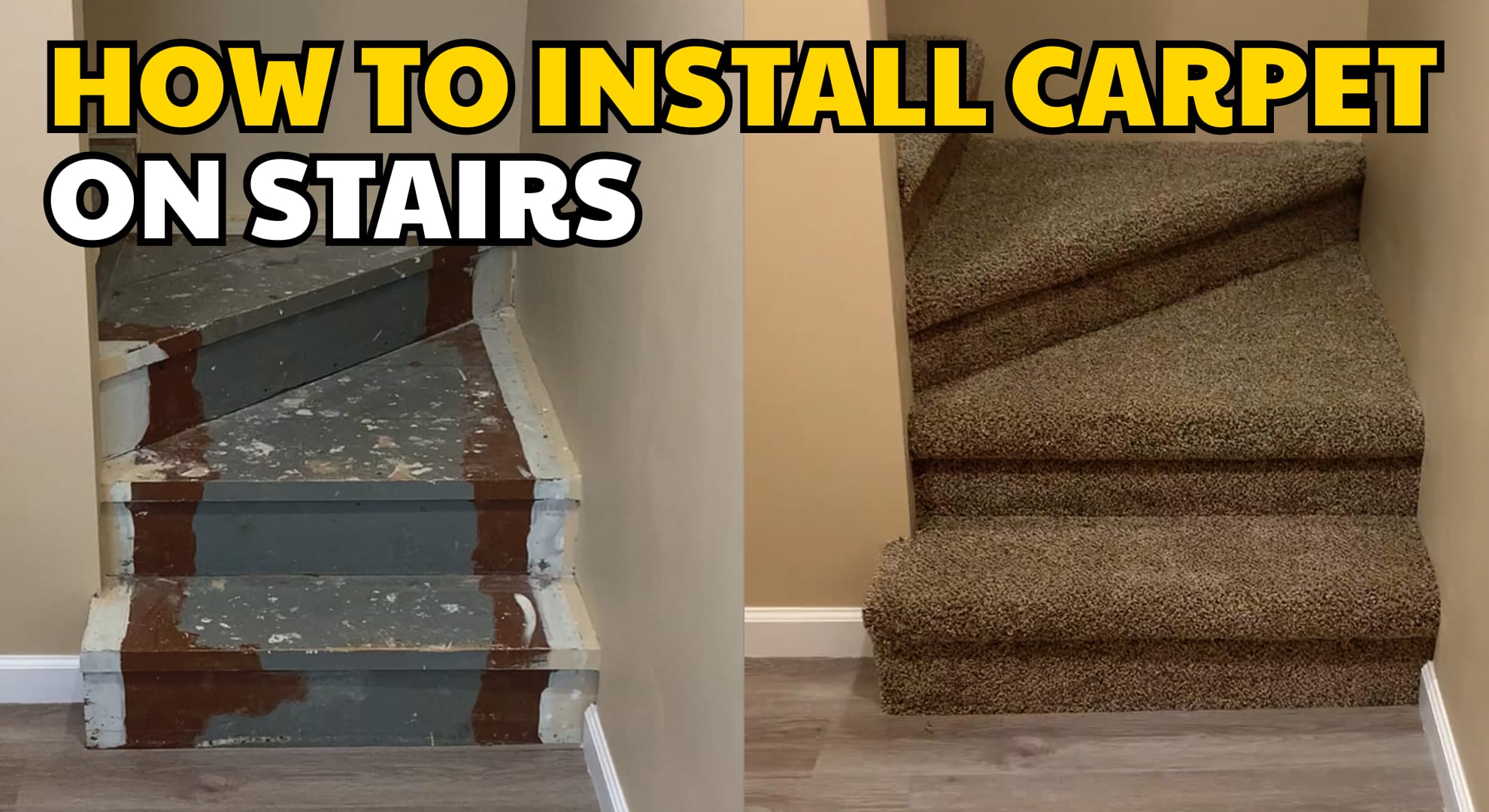 How to Install Carpet on Stairs