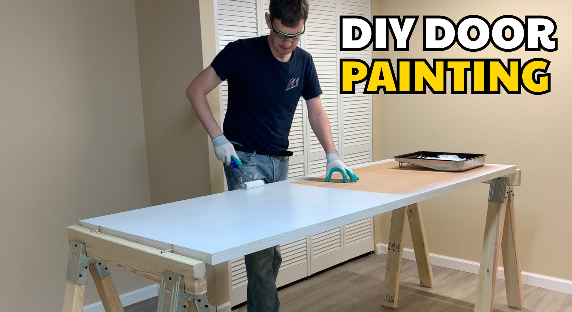 How to paint a door