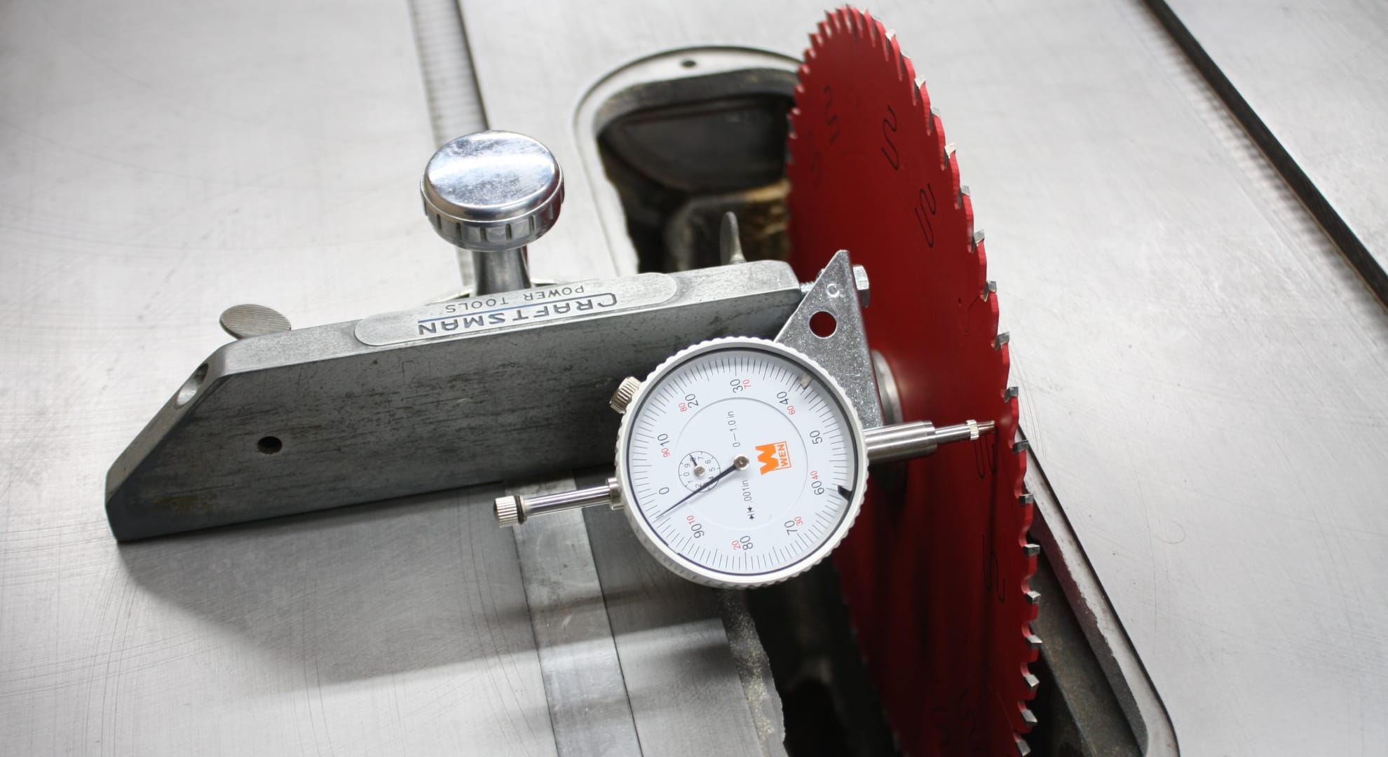 How to align table saw blade - Craftsman 113